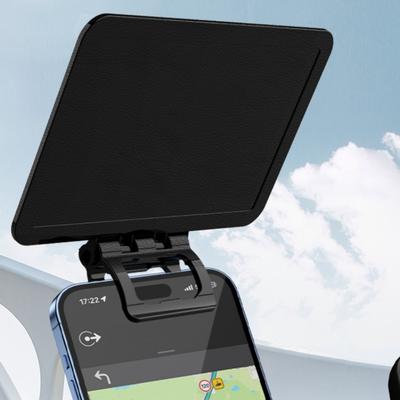 TEMU Portable Folding Phone Sun Visor, Easy-install Multi-angle Clip-on Shade, Durable Plastic, No Battery Required, Mobile Phone Accessory, Sunshade, Camping & Hiking Image