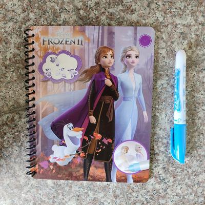 TEMU Frozen Magic Watercolor Book, Painting Reversible Doodle Book, Princess Drawing Book Image