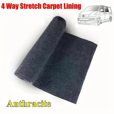 TEMU Stretch Anti-slip Felt Carpet Liners For Cars, Trucks, Rvs - Mats With Multiple Colors (black, Grey, White, Red, Blue, Navy) - Non-woven Fabric, & Cleaning Image