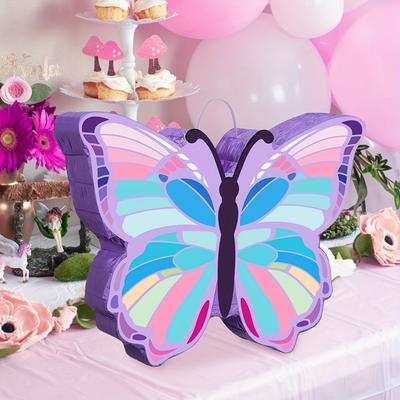TEMU 4pcs Themed Pinata Set For Birthday Party - Includes , Blindfold, 50g Paper Confetti - No Electricity Needed, Party Decorations Image