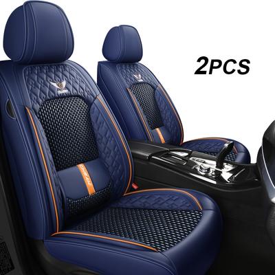 TEMU 2 Seat Ice Silk Car Seat Cushions, Breathable Allinclusive Automotive Front Seat Cushion, Universal Size Car Accessories Image