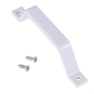 TEMU Easy-install Heavy-duty Aluminum Alloy Door Handle - Rust-proof, Decorative Pull For Barns, Gates & More - Includes Installation Kit, In Image