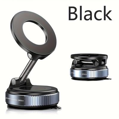 TEMU 360 ° Vacuum Magnetic Phone Holder, Magnetic Car Phone Holder, Suction Cup Phone Holder Suitable For Cars/gyms/mirrors/showers/smooth Surfaces, Car Holder Suitable For Iphone, Image