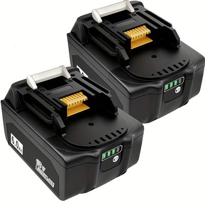 TEMU 2x18v 6.0ahli-ion Replacement Battery For 194204-5 194205-3 194309-1 194230-4 Bl1815 Bl1815n Bl1820 Bl1820b Bl1830 Bl1830b Bl1835 Bl1840 Bl1840b Bl1845 Bl1850 Bl1850b Bl1860 Bl1860b Lxt400 Image