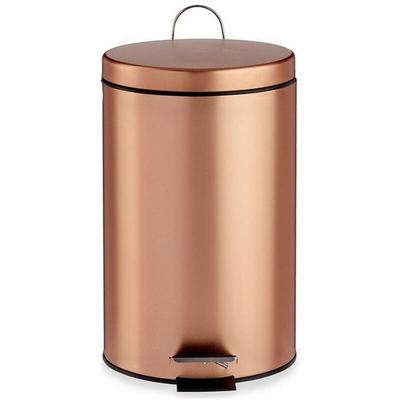 Berilo - Abfallbehälter mit Pedal Metall Kupfer Kunststoff 7 l (20,5 x 30,5 x 26 cm) Image