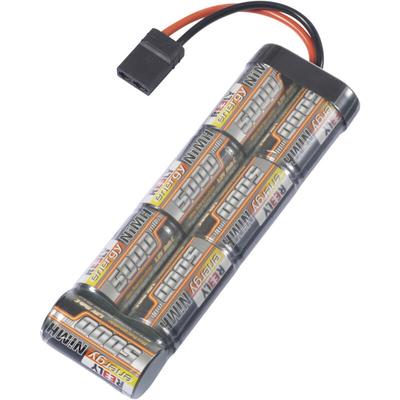 Modellbau-Akkupack (NiMh) 8.4 v 5000 mAh Zellen-Zahl: 7 Sub-C Stick Traxxas-Stecker - Reely Image