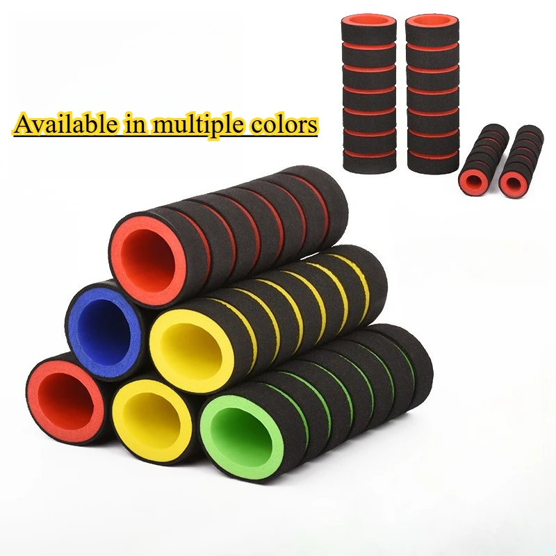 1 paar Universal Grip Komfort Schwamm Schaum Griff Bar Motorrad Dirt Bike E-bike Grip Abdeckung Nicht-slip Weiche lenker Fahrrad Teil Image