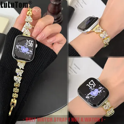 Lucky Love Zirkonarmband für Apple IWatch Serie UItra 10 9 8 7 6 5 4 3 SE Band 42 40 41 38 49 45 44 Image