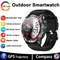 Outdoor Smartwatch Für Männer AMOLED Bildschirm NFC GPS Tracking Kompass Smart Uhr Frauen Bluetooth Anruf IP68 Wasserdichte Armbanduhr
