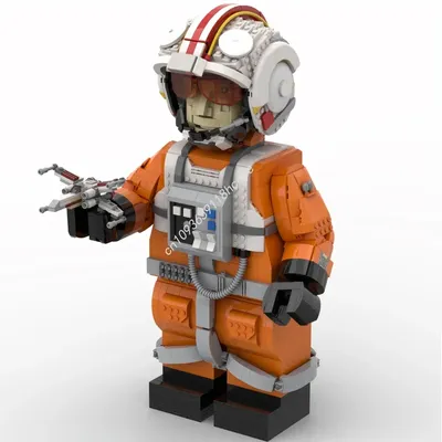 Moc Star Battle LukeSkywalker (Red Five) Mega Figur Modell Bausteine Ziegel Diy Kreative Montage Image