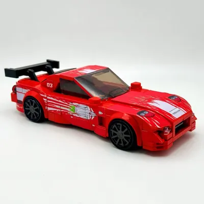 Poladeer 272 Stück Dom's Zoomy RX-7 Speed   Champion Custom Bausteine Zusammengebautes Image