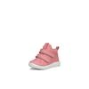 Lauflernschuh ECCO "SP.1 LITE", Kinder, Gr. 20, rosa, Leder, Textil, casual, Schuhe, Klettschuh, High Top Sneaker mit wasserdichter GORE-TEX Membrane