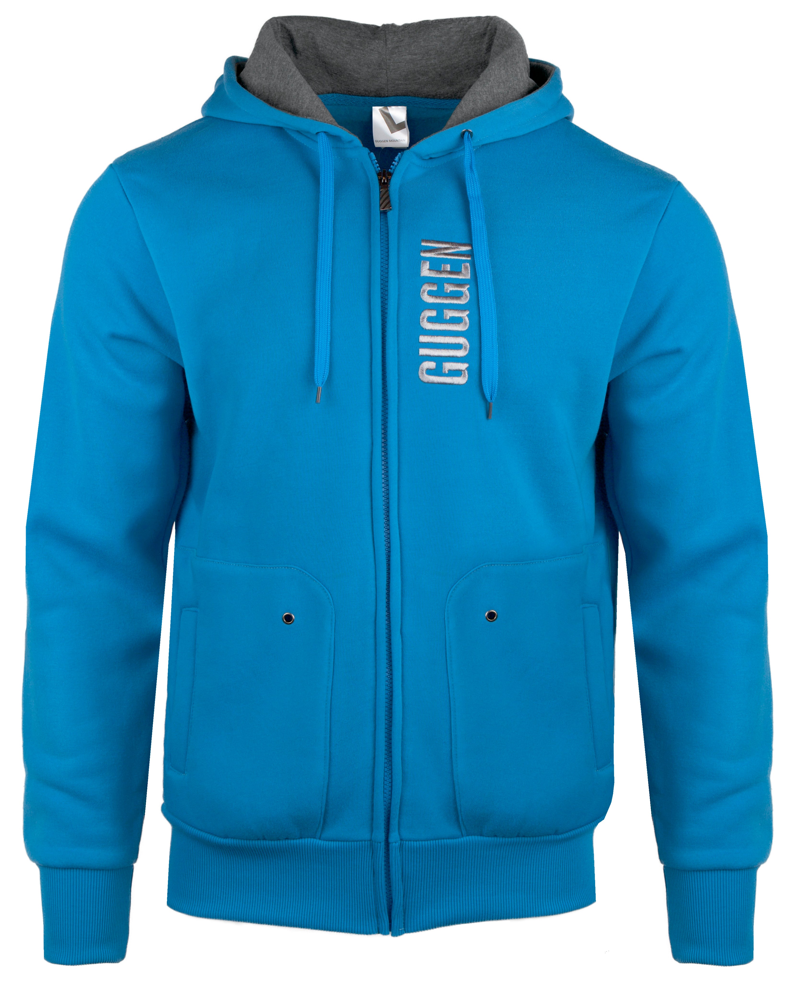 Herren Kapuzenpullover Pullover Hoodie Blau Image