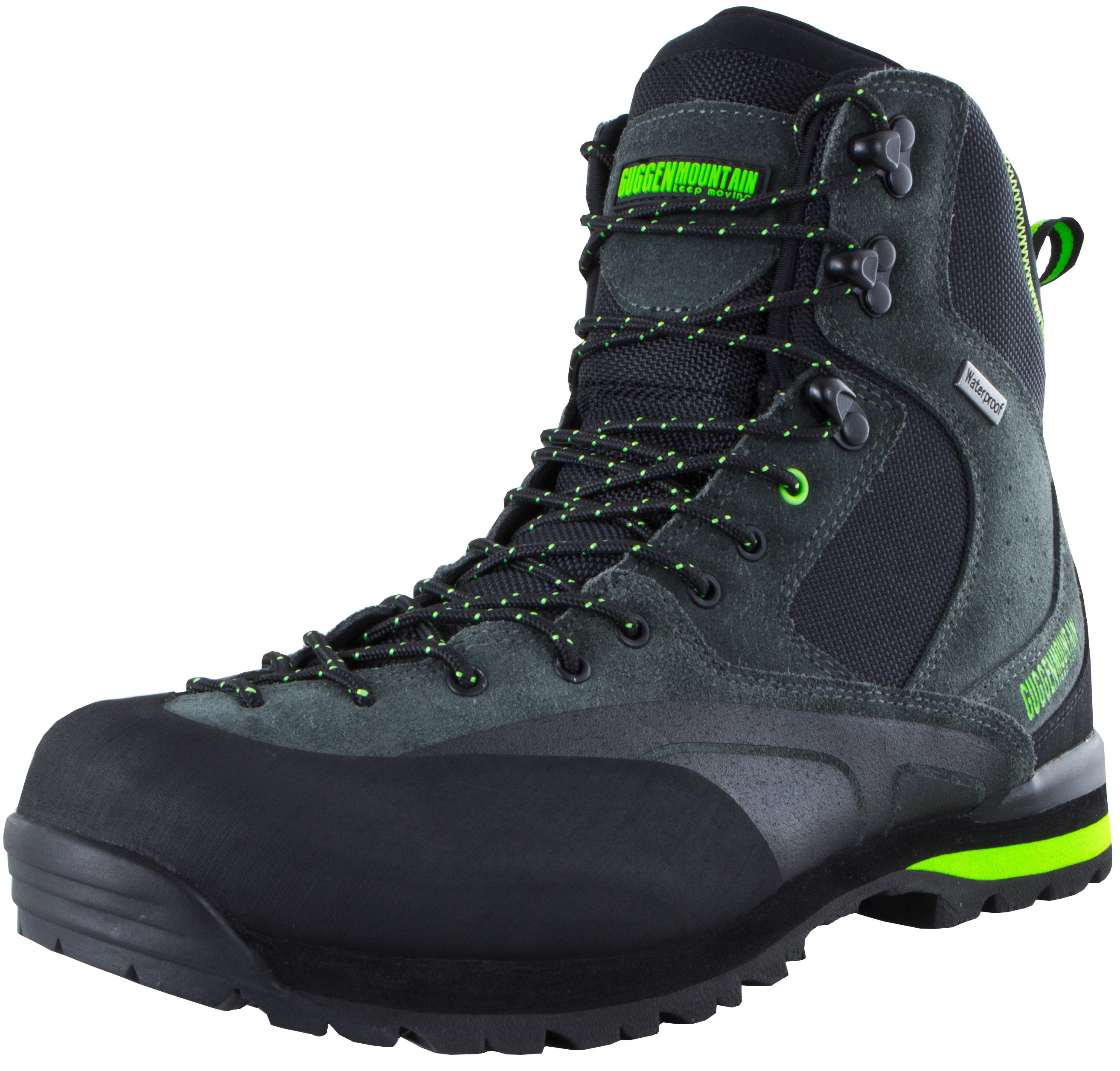 Herren Trekkingschuhe Wildleder Schwarz