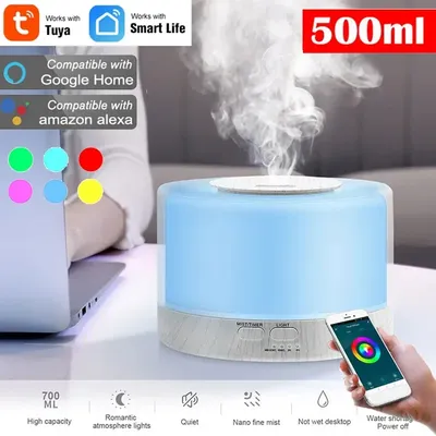 Electric Smell Distributor Humidifier Essential Oil Air Car Ionizer Bedroom Umidificator