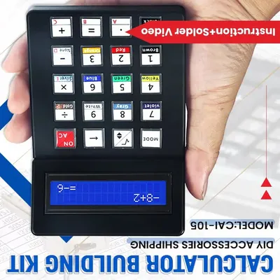 DIY Calculator Making Electronic Kit MCU Soldering Training Experiment Practice DIY Solder Project