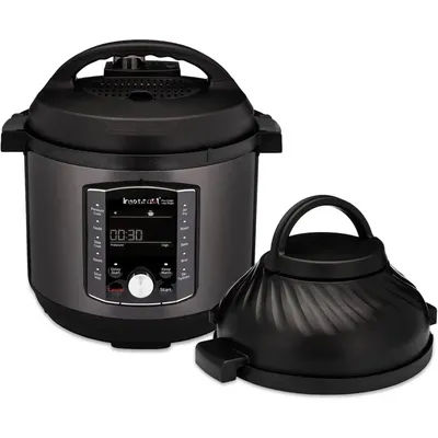 Pro Crisp 11-in-1 Air Fryer and Electric Pressure Cooker Combo with Multicooker Lids that Air Fries,