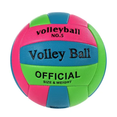 Premium Machine Stitched PVC Leather Volleyball Size 5 Camo Print High Performance Ball for Training