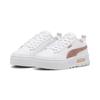Sneaker PUMA "Mayze Glitter Sneakers Mädchen", Kinder, Gr. 32, rosa (weiß rose gold metallic), Obermaterial: Synthetik, Textil; Futter: Textil; Innensohle: Textil; Laufsohle: Gummi, Schuhe
