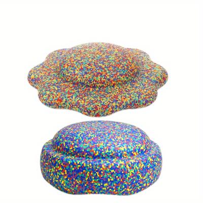 TEMU 2pcs/ Set Balance Training Boards Indoor & Outdoor Stepping Stones, Portable Attention And Balance Training Equipment Flower Shaped Crossing Stones, Ideal Christmas & Birthday Gift Image