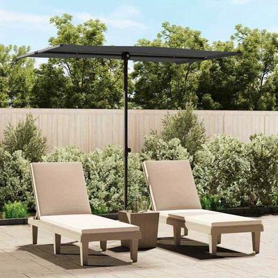 TEMU Parasol/ Patio Umbrella With Aluminium Pole 2x1.5 M , Garden Umbrella A In The Garden Or On . Image