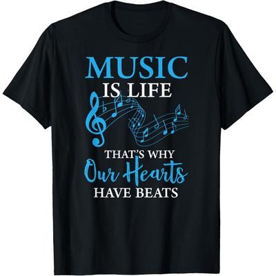 "TEMU Our Hearts Have " Men's Vintage Graphic T-shirt - 100% Cotton, Crew Neck, Black, Sizes S-xxxl Cotton Printed Shirts" Image