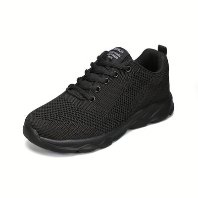TEMU Women's Breathable Mesh Fashion Sneakers, Lightweight Lace-up Low Top Running Shoes, With Eva Sole, For , Production Area Image