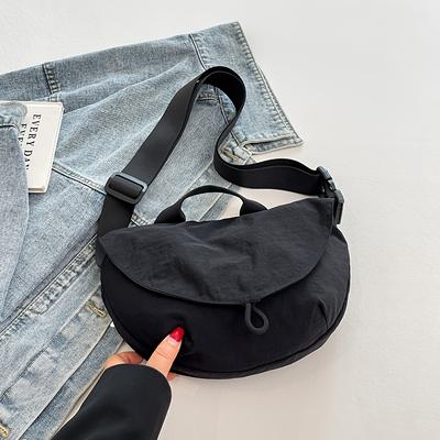 TEMU 1pc 's Waist Bag - -compartment Chest Bag , Snap , , , For , , , , - Image