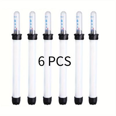 TEMU 6-pack Plastic Water Level Indicators For Garden, Easy-to-use Rot Prevention Tools, Plants To Breathe And Grow Image