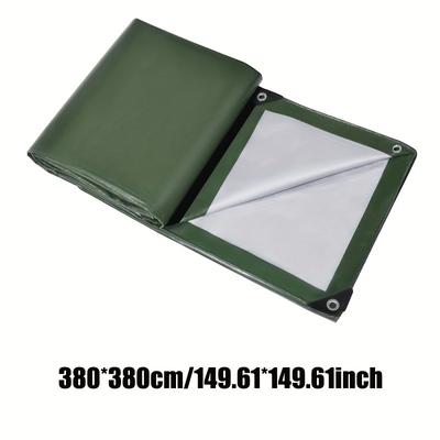 TEMU 1pc Portable Foldable Ground Mat, Pe Material, Outdoor Camping & Picnic Moisture-proof Pad, Sunshade Compatible, Easy To Clean, Durable For Camping And Outdoor Activities, Camping Accessories Image