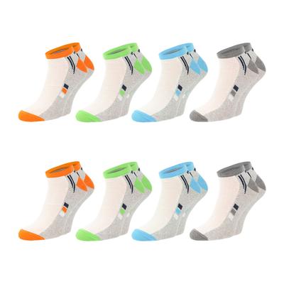 TEMU 8 Pairs Chili Lifestyle For Women And Men, Sport And Casual, Cotton, Multicolor, Sizes 39-42 / 43-46 Image