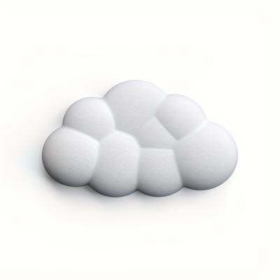 TEMU A Set Of A Cloud Keyboard Wrist Support And Mouse Pad, Featuring A Hand Rest And Hand Pad For Computer Desks, Made Of Memory Foam, , And Aesthetically Wrist Cushion. Image