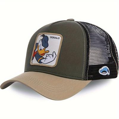 TEMU 1pc Duck Net Hat Cartoon Net Hat Baseball Cap Peaked Hat Outdoor Sun Hat Suitable For Outdoor Sports Image
