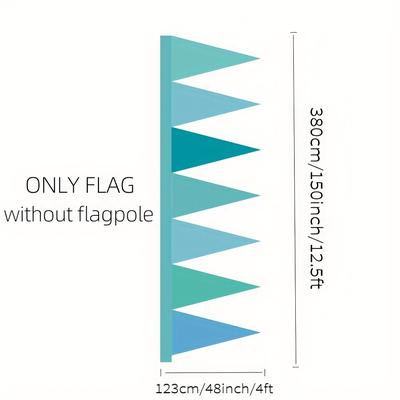 TEMU 1pc Design Bali Flag Festival & Large Festival Flags 110g Knitted Polyester Single-side Hd Printing Flag Music Festivals Wedding Flags 12.47ft X 4ft Large Size Bali Flag Not Including Flagpole Image