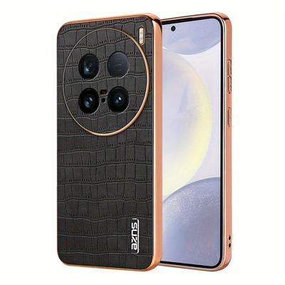 TEMU New Crocodile Pattern Phone Case, Suitable For /x100 Pro/x100s Pro/x100 Ultra/x90/x90s/ Phone Case, Anti-slip, Anti-fingerprint, Classic And Fashionable Image