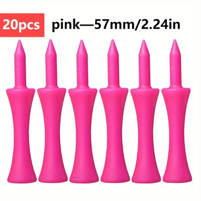 TEMU Golf Tees, Plastic Unbreakable Reusable Tee, Outdoor Golf Ball Holders, Golf Training Tools, Supplies