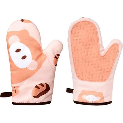 Memkey - 1 Paar Ofenhandschuhe, hitzebeständige Silikon-Küchenhandschuhe, Grillhandschuhe zum Image
