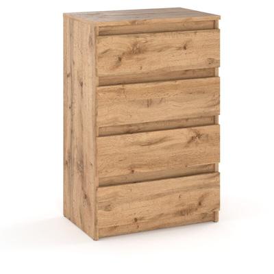 Kommode Eiche Wotan 60 cm 4S TV-Schrank Möbel für Wohnzimmer Schlafzimmer Image