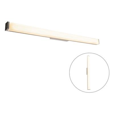 Moderne Badezimmer Wandleuchte Stahl 92 cm IP44 - Cascada Image
