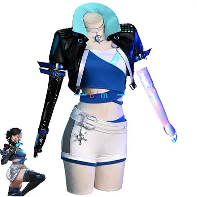 Seol Hee Cosplay Kostüme Luna Schnee Cosplay Nette Party Anzug Top Mantel Hosen Vollen Satz Image