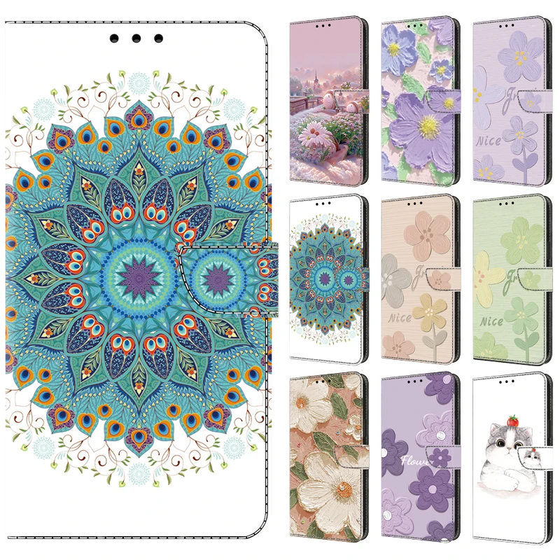 3D-Magnetleder für Huawei Nova 9 9SE 5T 4E 3E 2 Pro Lite Kartenfächer Brieftasche Flip Case Genießen Sie 20SE 10 9 9E 8 8E 7S Plus Lite Image