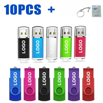 10 STÜCK LOS USB 2.0-Flash-Laufwerk 64 GB 128 GB Pen-Laufwerk 16 GB Pendrive 32 GB Festplatte Image