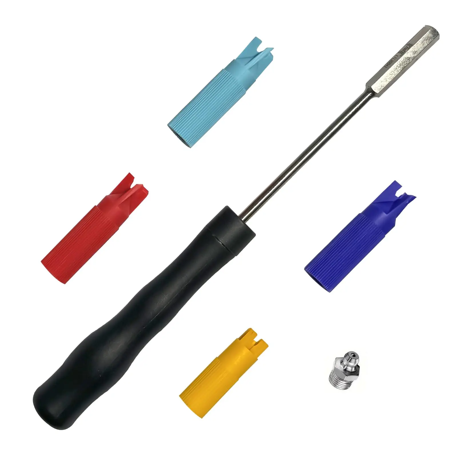 Fettreiniger, Fettnippel-Reinigungswerkzeug, zum Einfetten einfacher, Fahrzeugreparaturwerkzeug, Fettdüsen-Reinigungswerkzeug, Drehgerät Image