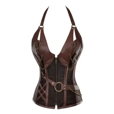 Cosplay Viking Mittelalter Steampunk Kleidung Frauen Piraten Kostüm Gothic Ritter Korsett Halloween Image