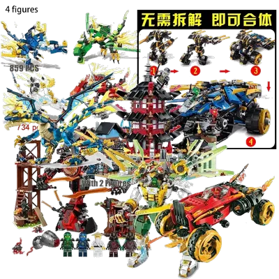 Angriff von Morro Dragon Stone Shrine Trainingsaal Rotes Haus Kloster von Spinjitzu Bausteine Image