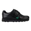 Kickers - Jungen Schuhe "Fragma Lo", Leder (Schwarz)