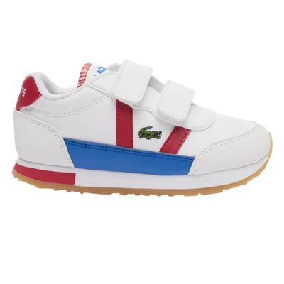 Lacoste - Kinder Sneaker "Partner" (Weiß/Rot) Image