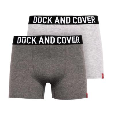 Duck and Cover - "Darton" Boxershorts für Herren (2er-Pack) (Grau) Image