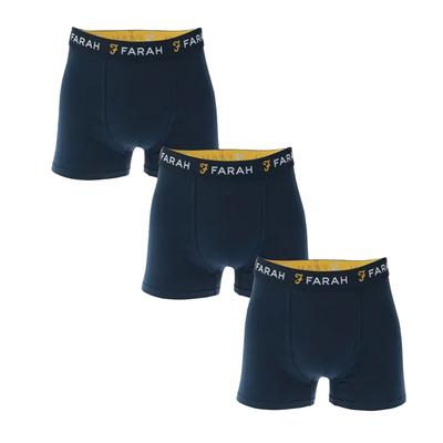 Farah - "Aveleer" Boxershorts für Herren(3er-Pack) (Marineblau) Image