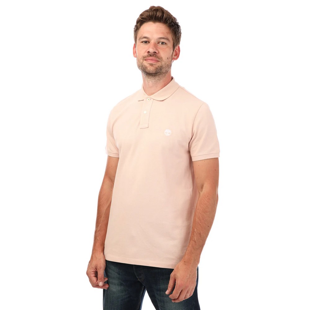 Timberland - "Miller River" Poloshirt für Herren kurzärmlig (Pink) Image